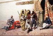 unknow artist Arab or Arabic people and life. Orientalism oil paintings  307 oil on canvas